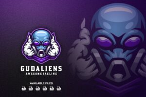 Banner image of Premium Alien Logo  Free Download