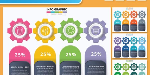 Banner image of Premium Gear Infographics  Free Download