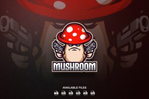 Banner image of Premium Mushroom Logo  Free Download