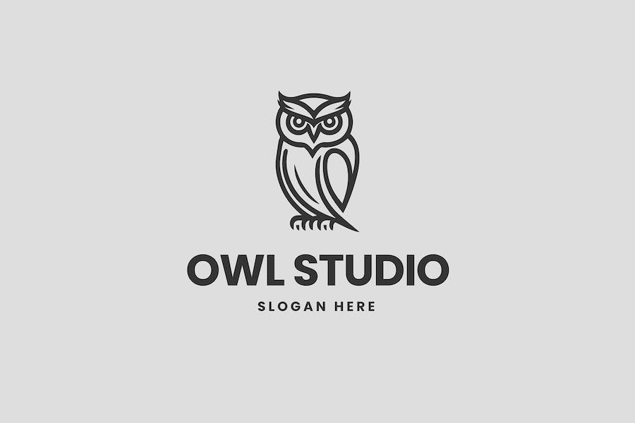 Banner image of Premium Owl Logo  Free Download