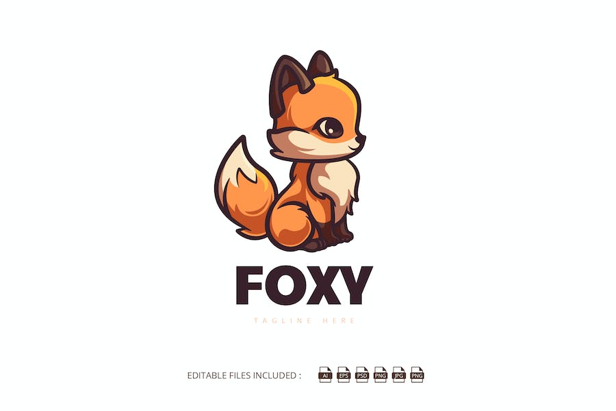 Banner image of Premium Foxy Mascot Logo Character  Free Download