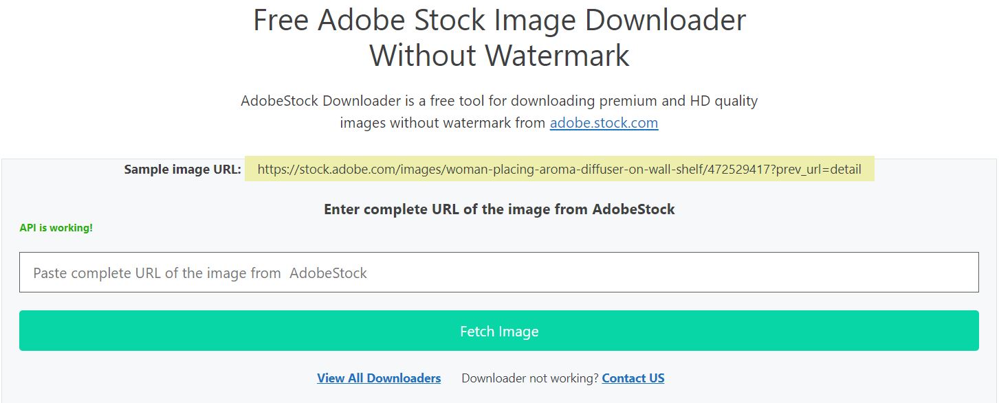 Free Adobe Stock Image Downloader Without Watermark