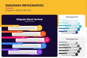 Premium Diagram Stack Vertical v2 Free Download