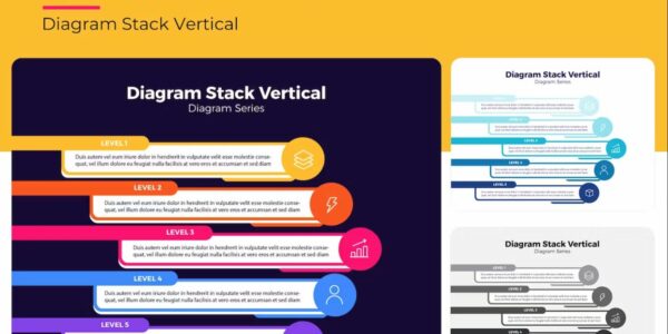 Premium Diagram Stack Vertical v2 Free Download