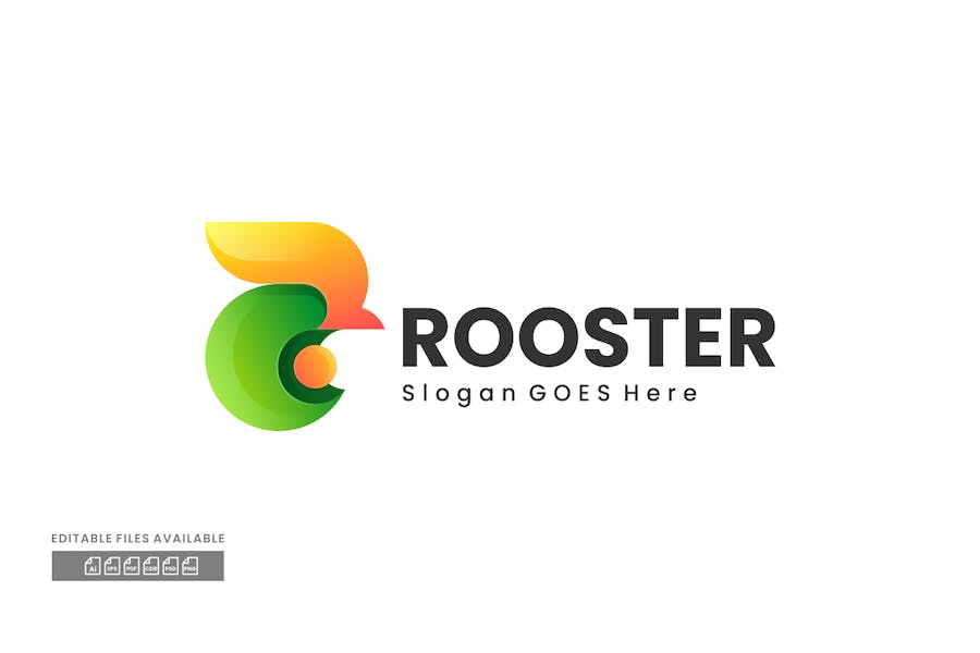 Banner image of Premium Rooster Gradient Colorful Logo  Free Download