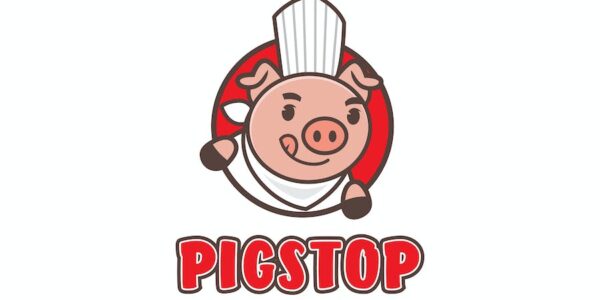 Banner image of Premium Pig Resto Cartoon Logo Mascot  Free Download