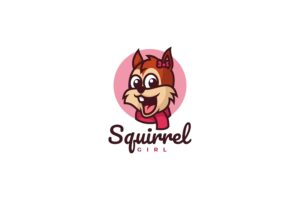 Banner image of Premium Squirrel Mascot Carton Logo  Free Download