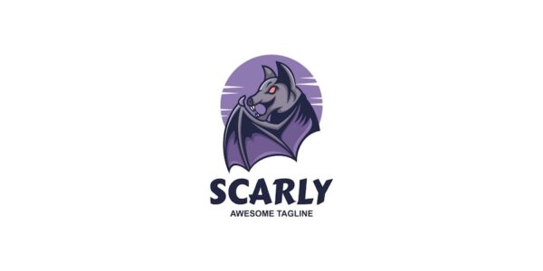 Banner image of Premium Scarly Mascot Cartoon Logo  Free Download