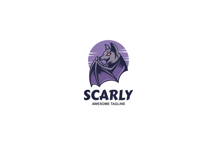 Banner image of Premium Scarly Mascot Cartoon Logo  Free Download