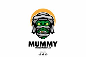 Banner image of Premium Mummy Mascot Logo Design  Free Download