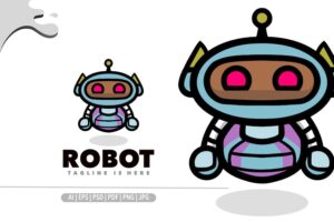 Banner image of Premium Robot Logo  Free Download