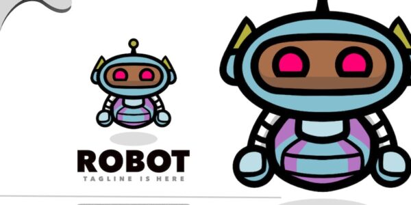 Banner image of Premium Robot Logo  Free Download