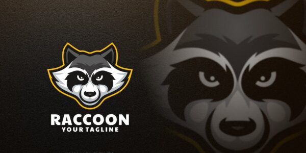 Banner image of Premium Raccoon Logo  Free Download