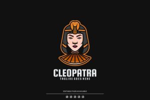 Banner image of Premium Cleopatra E-Sport and Sport Logo  Free Download