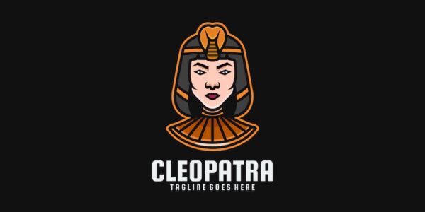 Banner image of Premium Cleopatra E-Sport and Sport Logo  Free Download