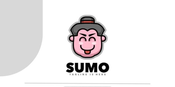 Banner image of Premium Sumo Funny Logo  Free Download