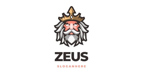 Banner image of Premium Zeus Mascot Logo  Free Download