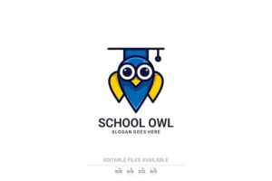 Banner image of Premium School Owl  Free Download