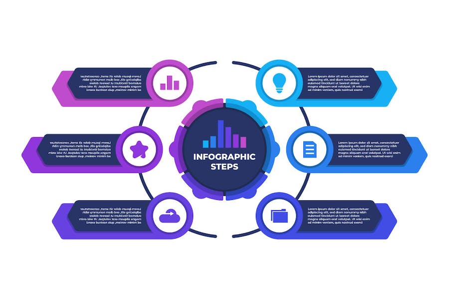 Banner image of Premium Modern Diagram Business Infographic Design  Free Download