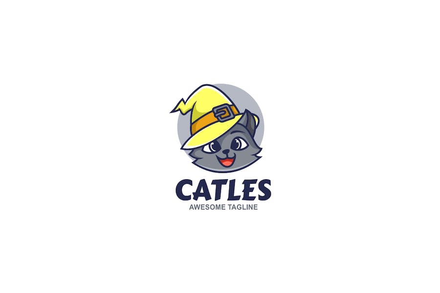Banner image of Premium Cat Mascot Carton Logo  Free Download