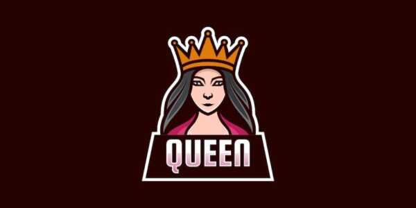 Banner image of Premium Queen eSport and Sport Logo  Free Download
