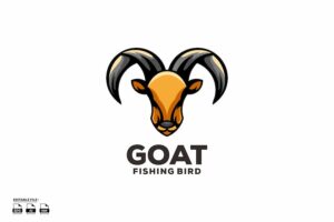 Banner image of Premium Goat Mascot Illustration Logo  Free Download