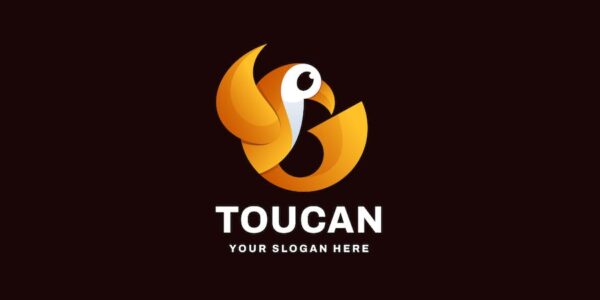 Banner image of Premium Toucan Gradient Logo  Free Download
