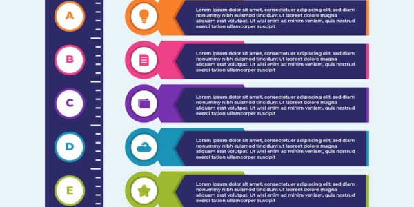 Banner image of Premium Flat Colorful Modern Business Infographic Template  Free Download