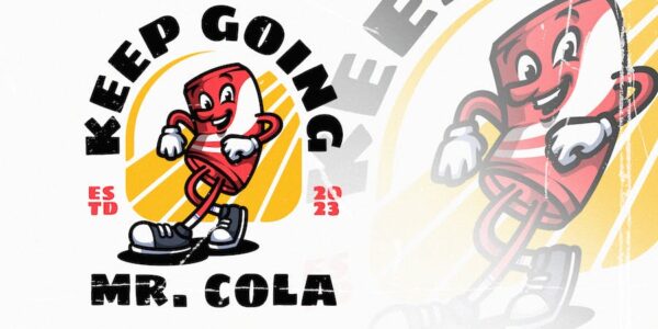 Banner image of Premium Cola Retro Vintage Mascot Logo  Free Download
