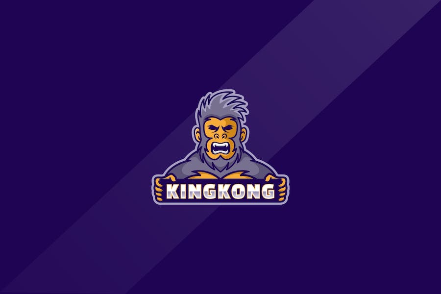 Banner image of Premium King Kong E-Sport and Sport Logo  Free Download