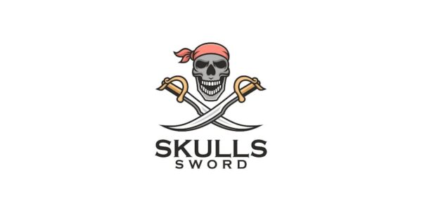 Banner image of Premium Skull Mascot Cartoon Logo  Free Download