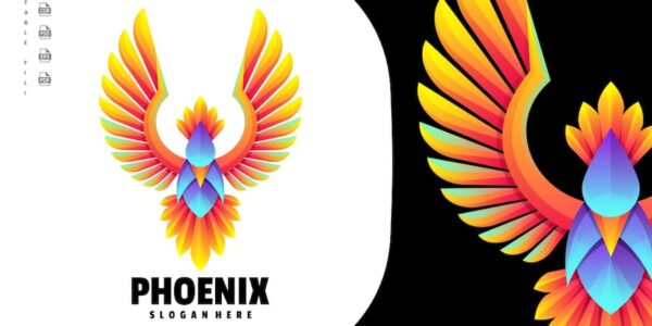 Banner image of Premium Phoenix Design Logo  Free Download
