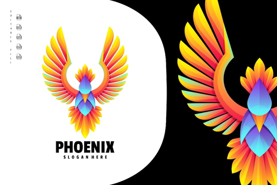 Banner image of Premium Phoenix Design Logo  Free Download