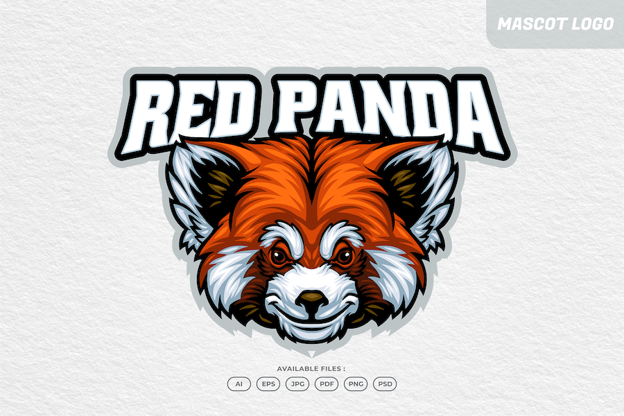 Banner image of Premium Red Panda Logo  Free Download