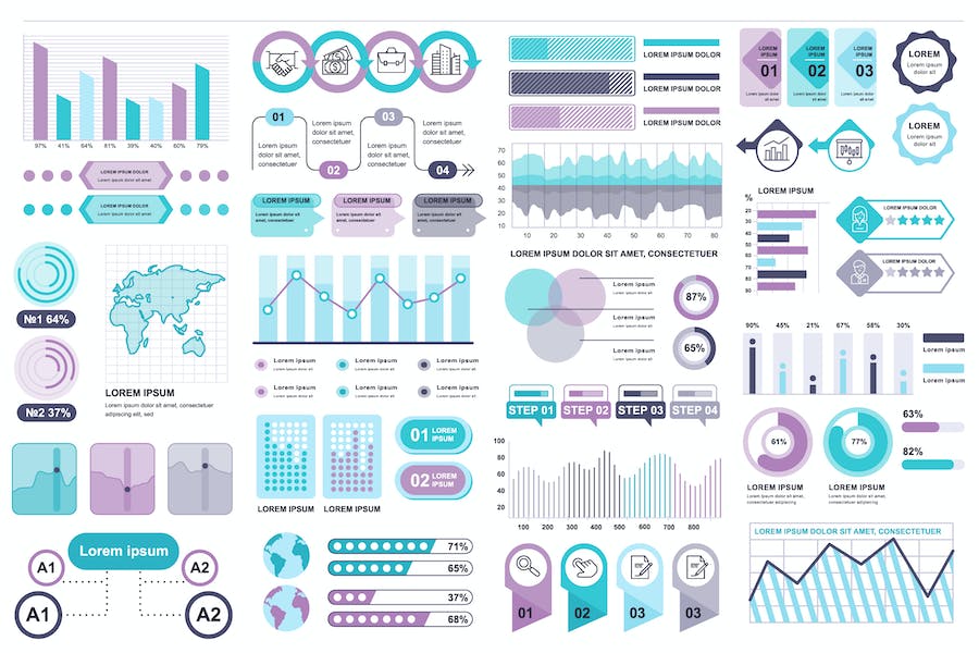 Banner image of Premium Infographics & Data Visualization  Free Download