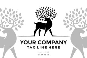 Banner image of Premium Deer with Tree Branch Horns  Free Download
