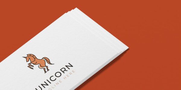 Banner image of Premium Unicorn Line Art Logo  Free Download