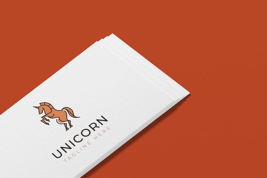 Banner image of Premium Unicorn Line Art Logo  Free Download