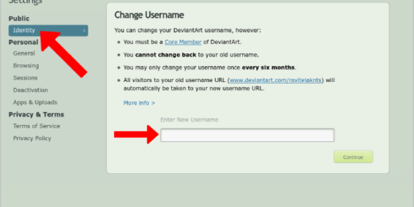 How to Change DeviantArt Username, Email, and Password - TechWiser
