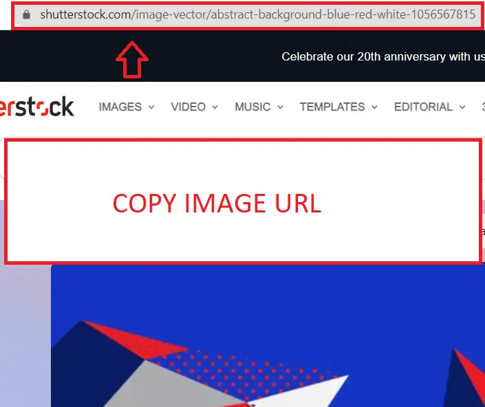 Find the Image You Want to Download and Copy the image's URL