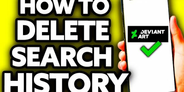 How To Delete Search History on Deviantart [Very Easy] - YouTube