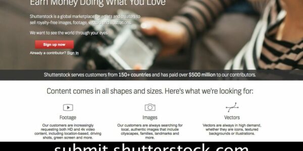 How to become a Shutterstock contributor 3 minutes tutorial