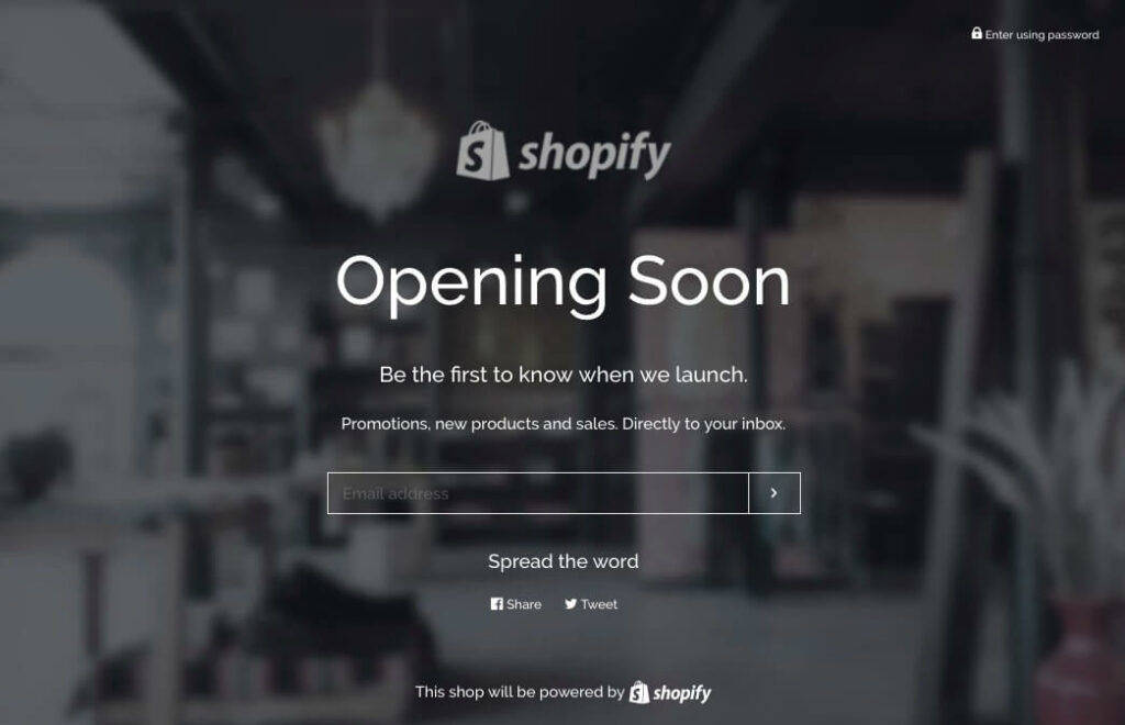 Locking Down: Add a Password to Your Shopify Store
