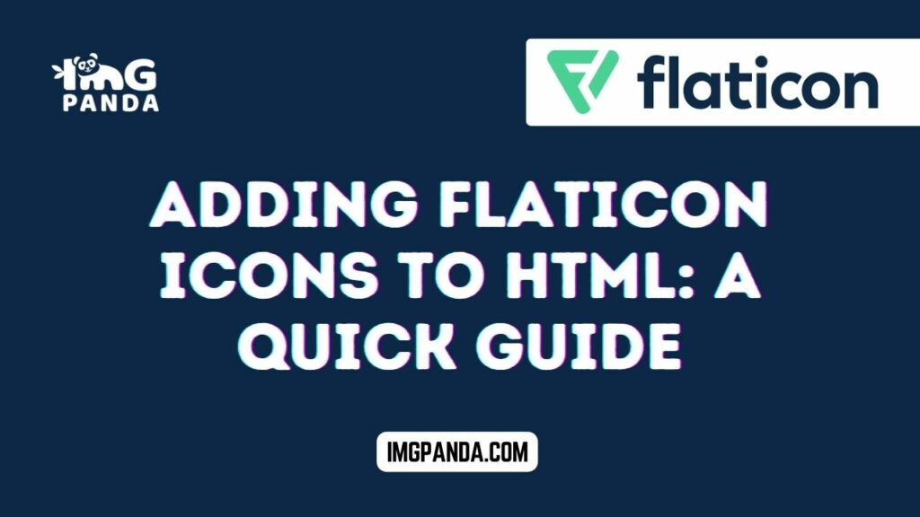 Adding Flaticon Icons to HTML: A Quick Guide
