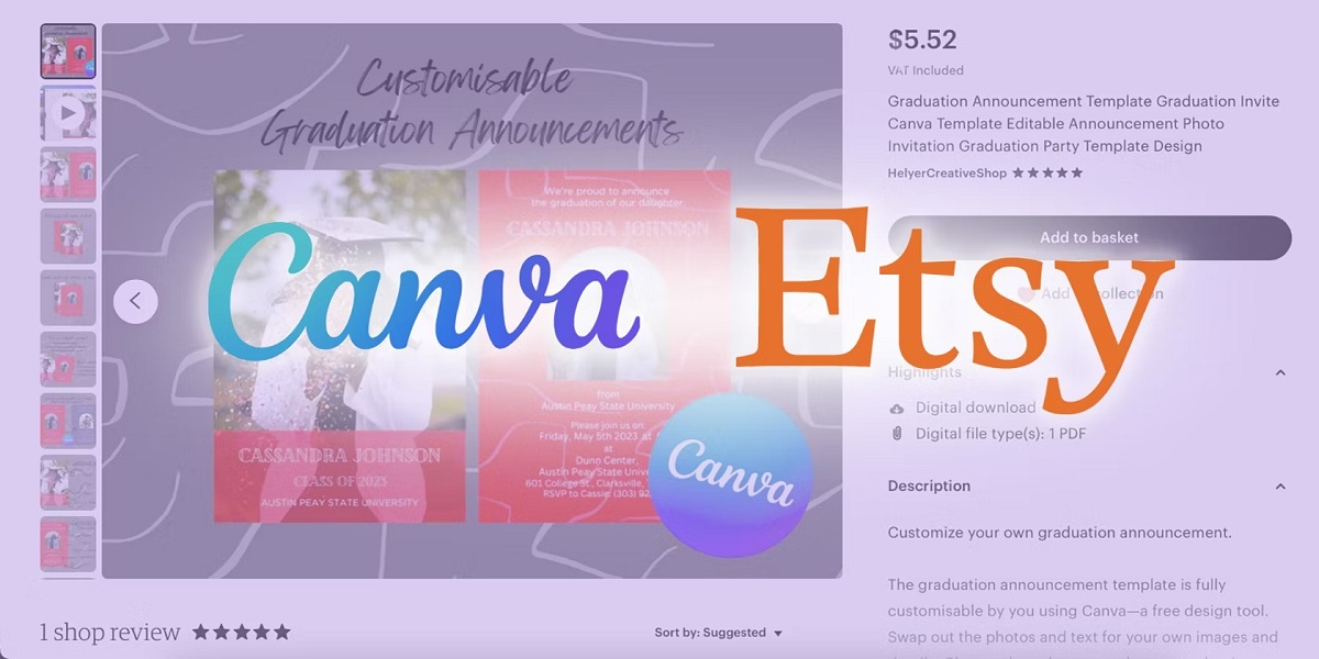 Introducing Canva for Etsy Product Listings
