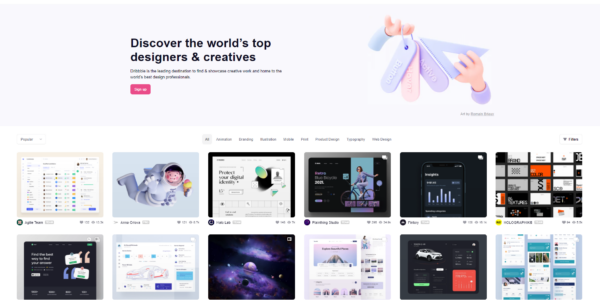 DRIBBBLE how to get invite and promote your designs Blog Firmbee Free