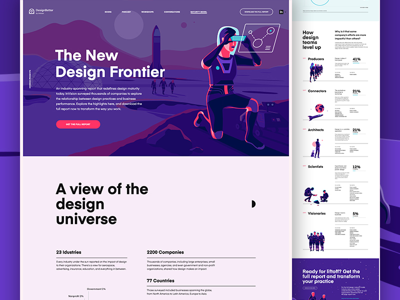 Dribbble’s Design Frontier: Exploring Trends and Talent