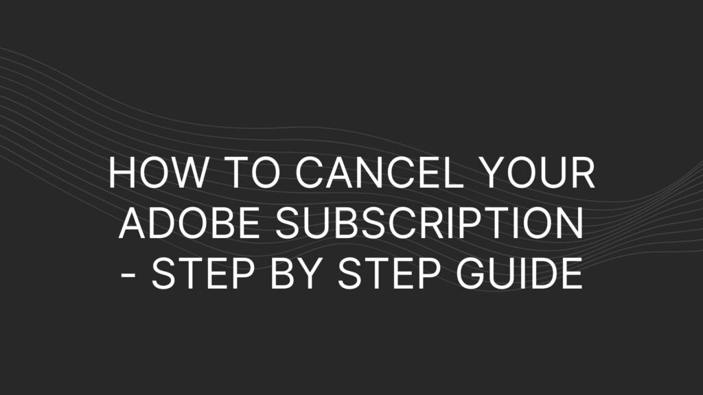 Managing Your Subscription: How to Cancel Adobe Stock