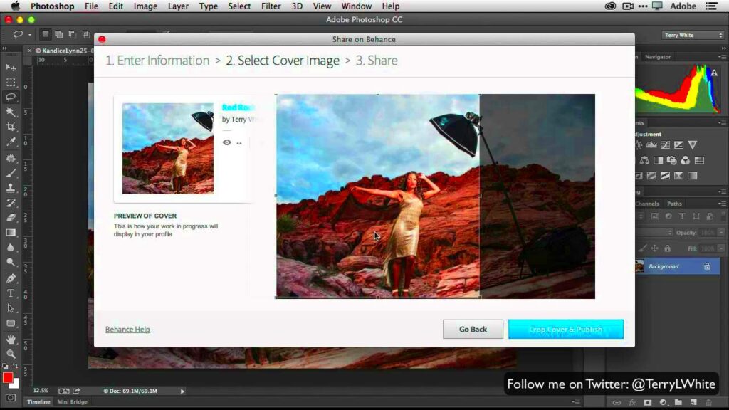 How to Get to Behance from Photoshop