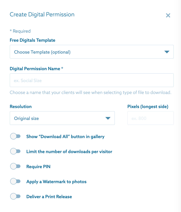 How to Create a Digital Package in ShootProof